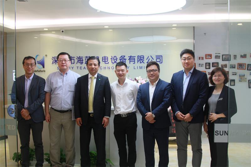 熱烈歡迎三菱電機(jī)自動(dòng)化蒞臨海藍(lán)機(jī)電參觀(guān)指導(dǎo)工作！