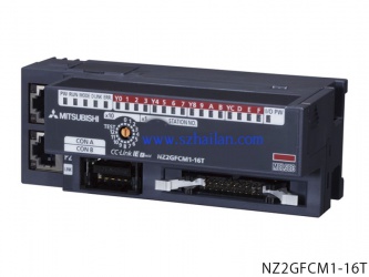 NZ2GFCM1-16D |16點 DC24V（漏型）輸入，遠程模塊、MIL連接器、1線式